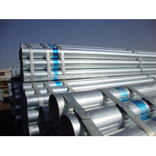 GB Q195 Q215 Q235 Q345 Tubo de acero redondo galvanizado en caliente de ERW